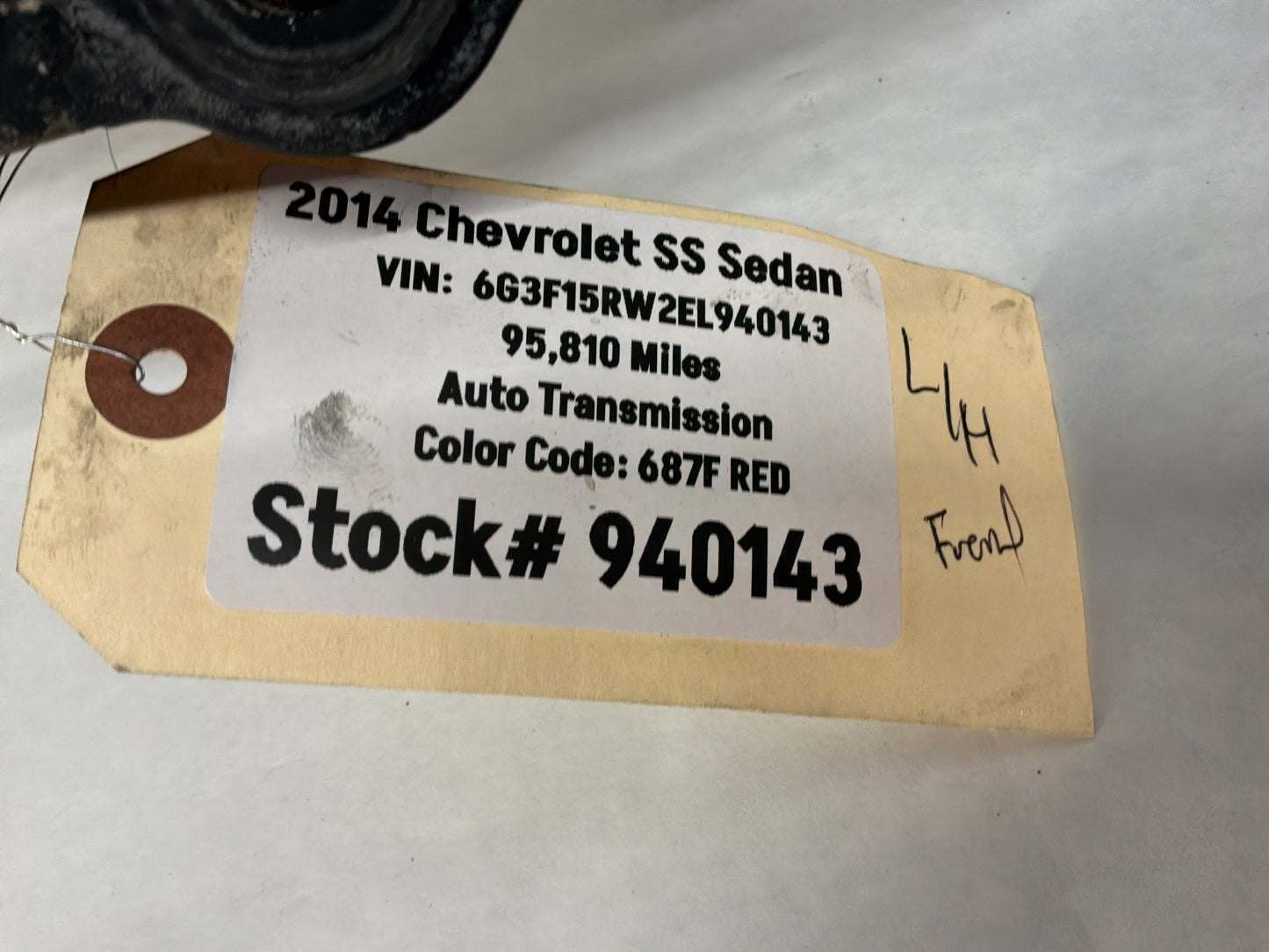 2014 Chevy SS Sedan LH Driver Front Suspension Strut Assembly OEM