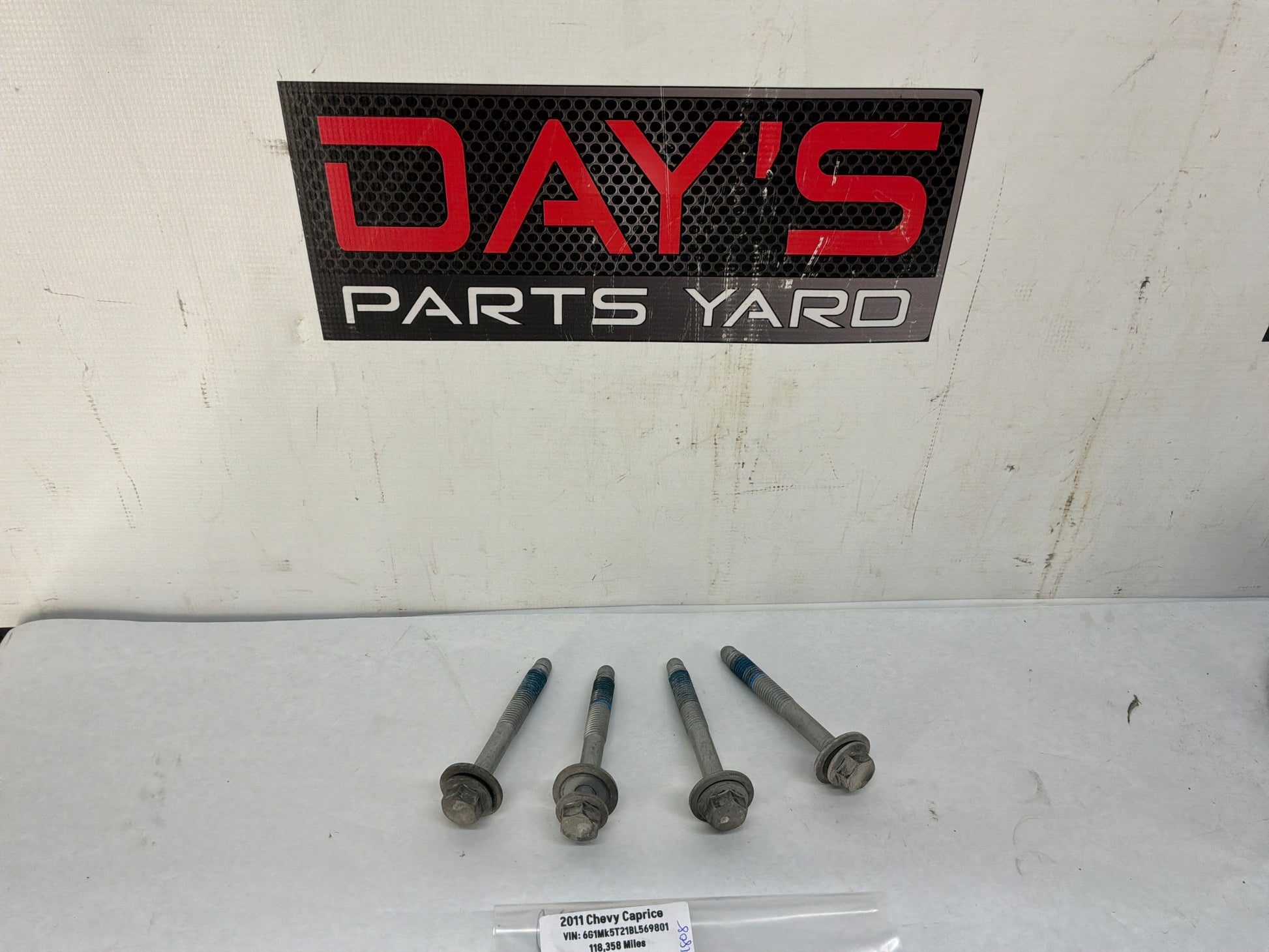 Rear cradle bolts - Day's Parts Yard