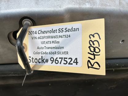 2014 Chevy SS Sedan Hood Assembly
