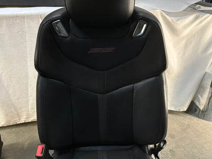 2015 Chevrolet SS Sedan Front and Rear Black Leather Seats OEM