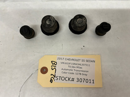 2017 Chevrolet SS Sedan Trunk Deck Lid Rubber Adjusters Stops OEM