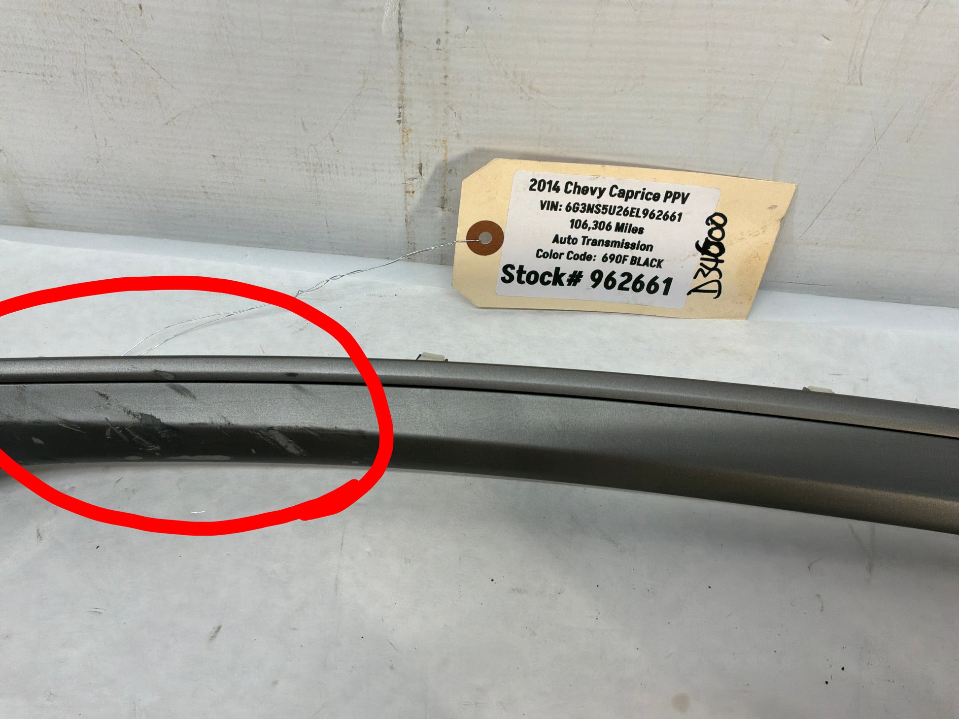 Dash trim - Day's Parts Yard