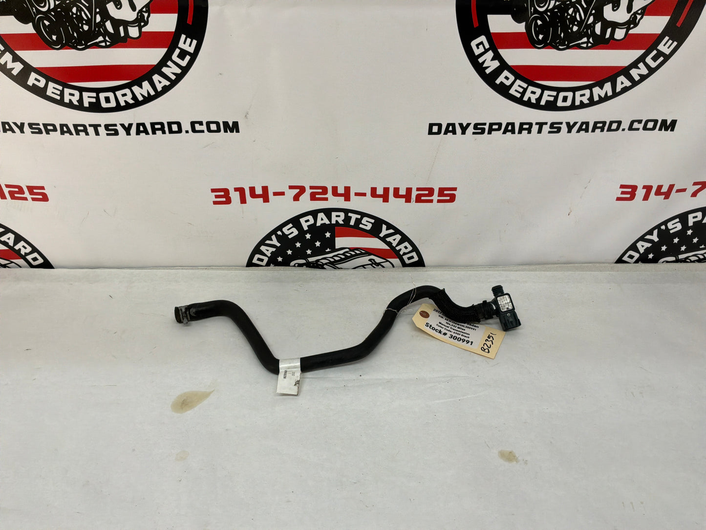 2017 Chevy SS Sedan Brake Booster Vacuum Hose Line Tube OEM