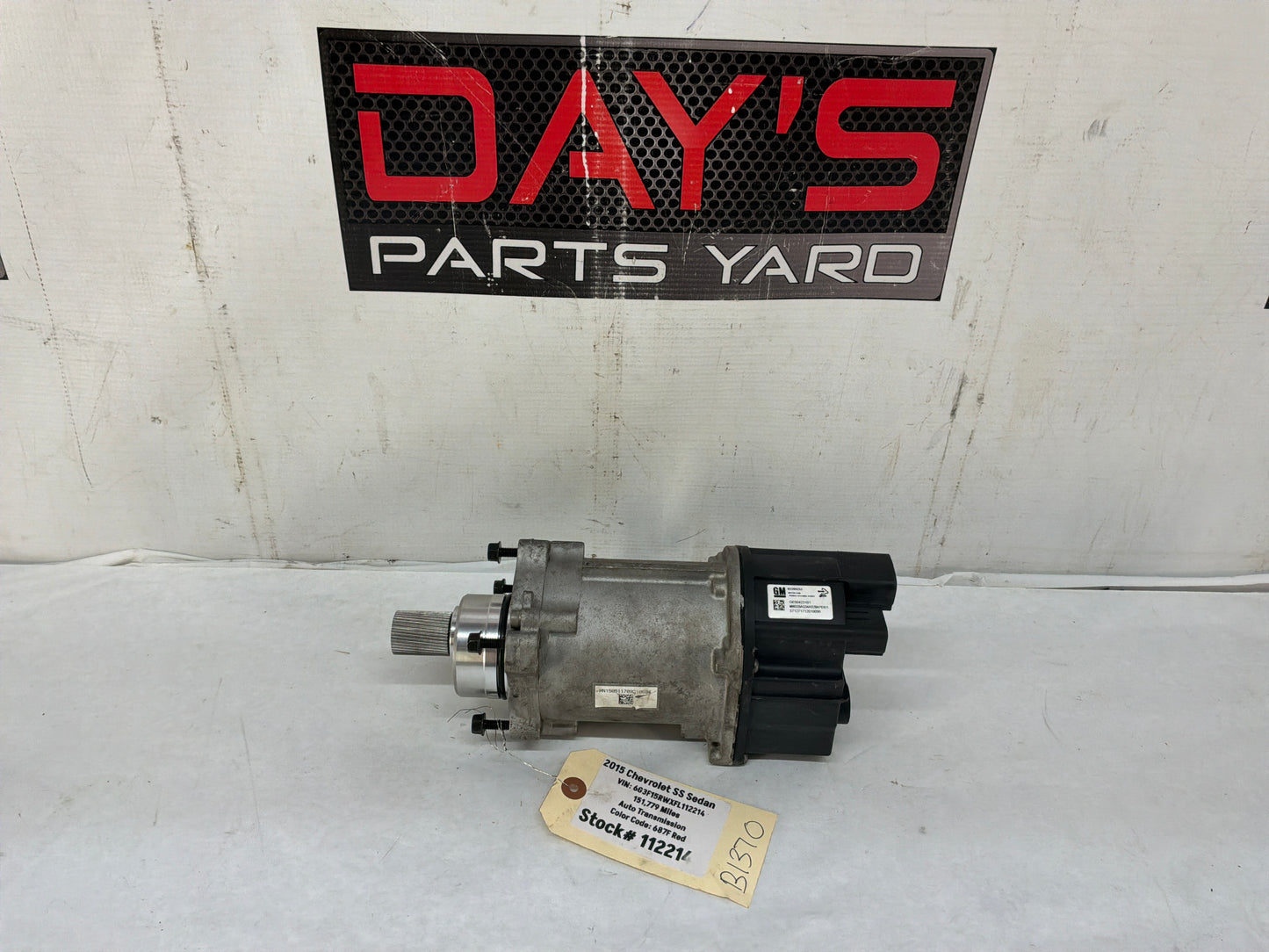 2015 Chevy SS Sedan Electric Power Steering Gear Rack Motor OEM