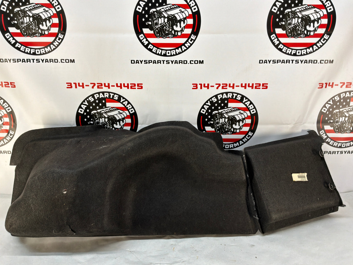 2008 Pontiac G8 GT RH Passenger Interior Trunk Quarter Cargo Carpet Trim Panel Cover OEM