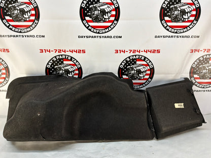2008 Pontiac G8 GT RH Passenger Interior Trunk Quarter Cargo Carpet Trim Panel Cover OEM