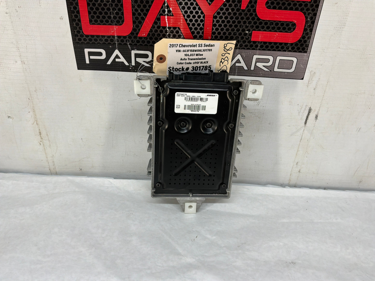 Amplifier - Day's Parts Yard