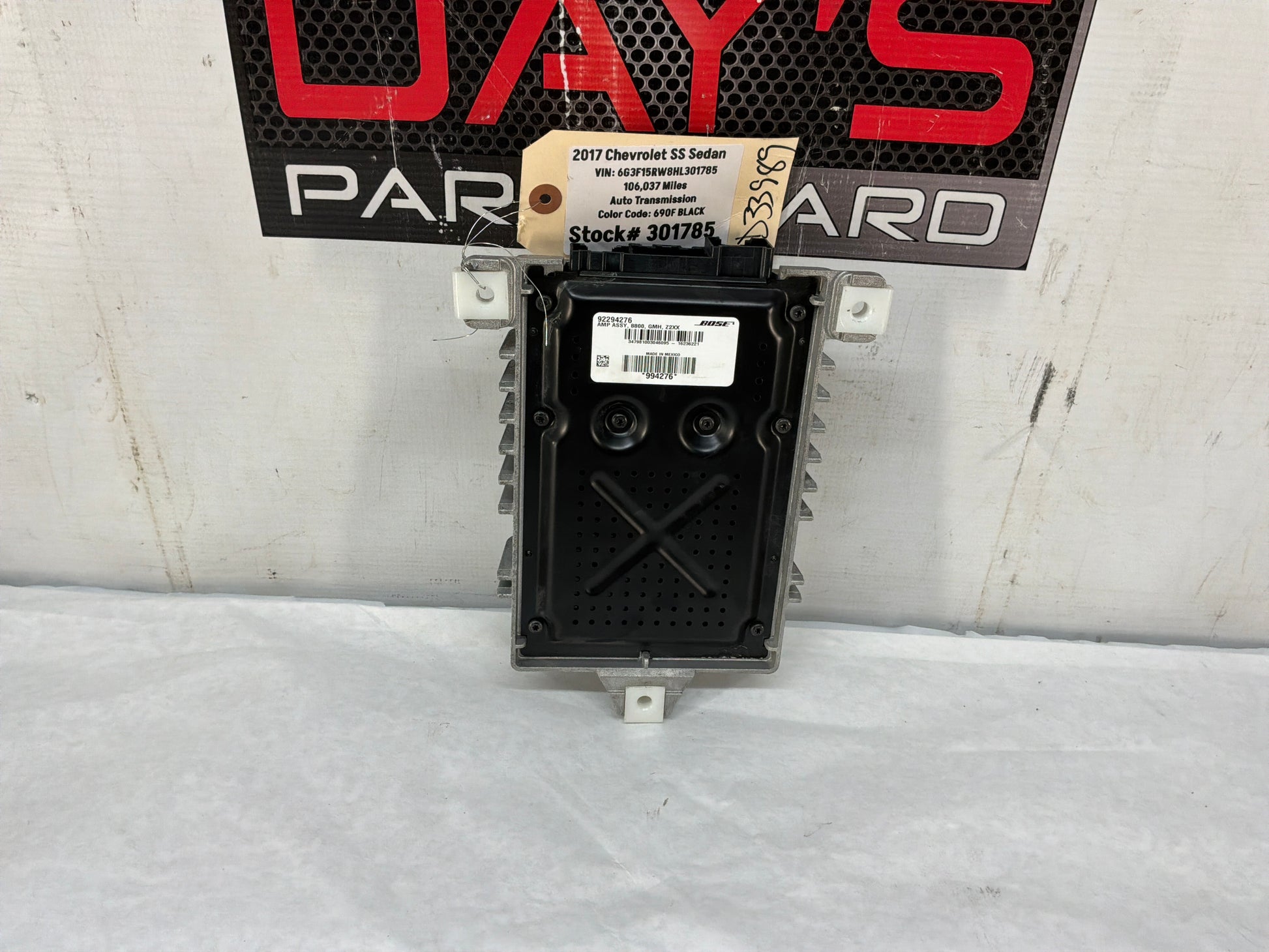 Amplifier - Day's Parts Yard