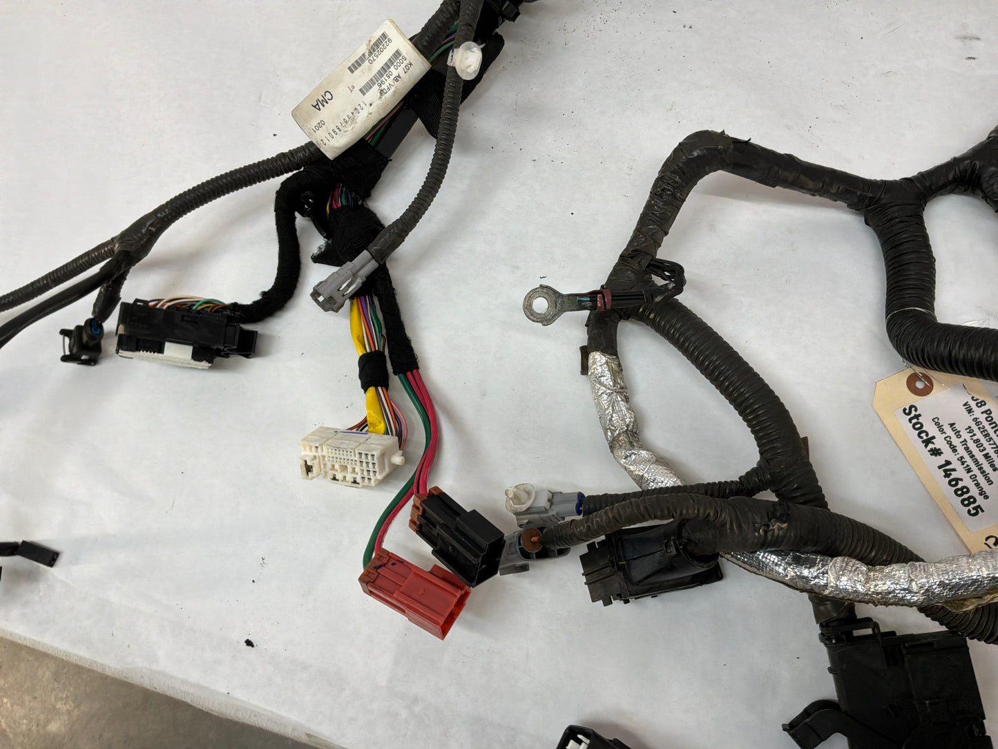 2008 Pontiac G8 Base Firewall Engine Bay Head Light Lamp Wire Wiring Harness OEM