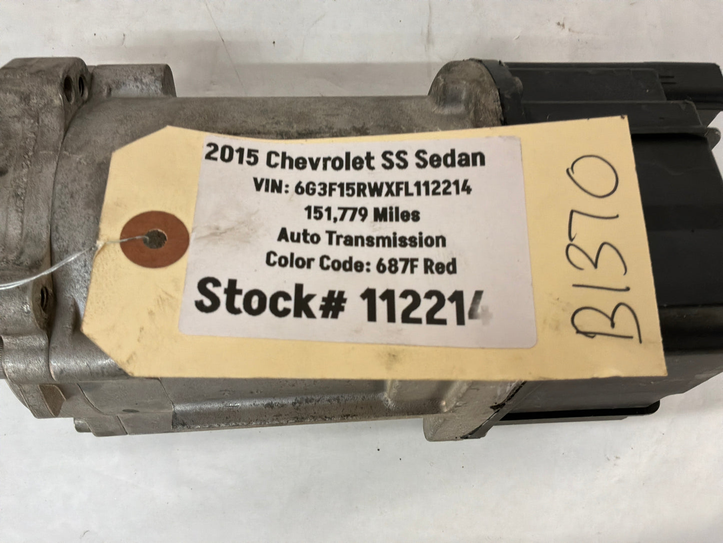 2015 Chevy SS Sedan Electric Power Steering Gear Rack Motor OEM