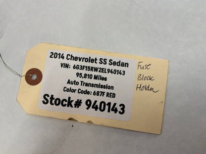 2014 Chevy SS Sedan Fuse Box Tray w/ ECM Bracket OEM