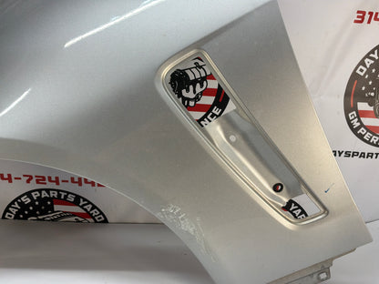 2014 Chevy SS Sedan LH Driver Front Fender Silver OEM