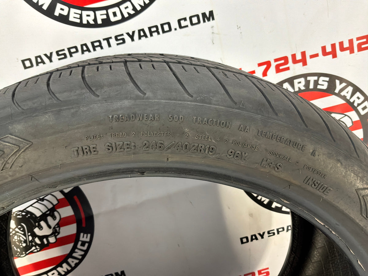245/40/19 Goodyear Eagle Tire