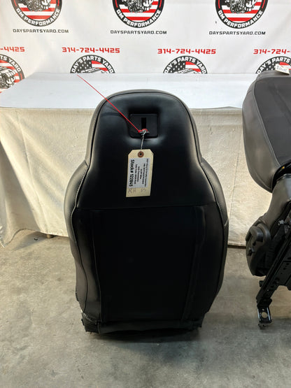 2007 Chevy C6 Corvette Convertible Seats RH & LH Front Seats OEM Red & Black
