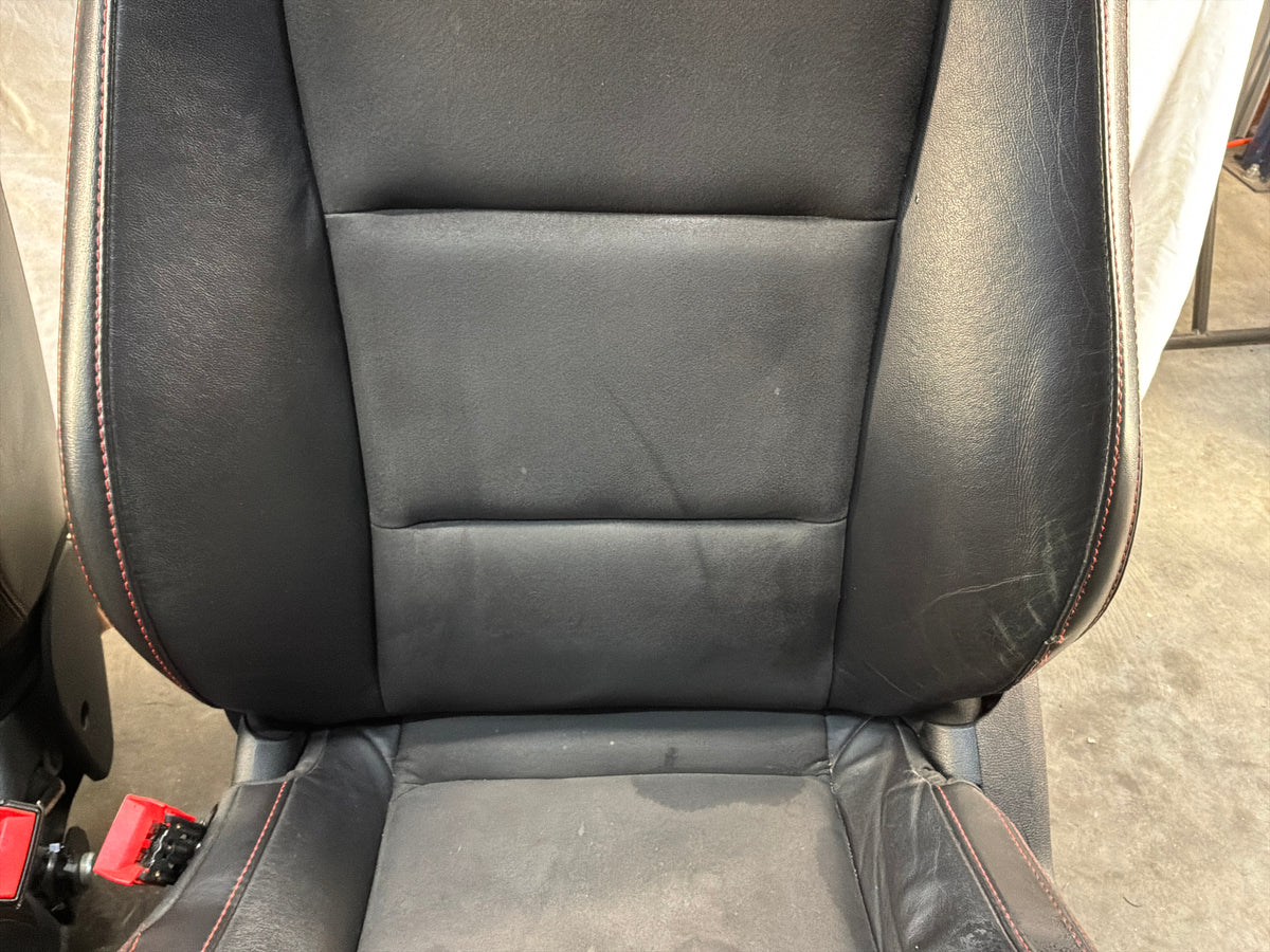 2013 Chevy Camaro ZL1 Seats Black Leather Suede Alcantara Front and Rear OEM