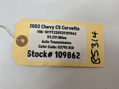 2002 Chevy C5 Corvette Rear Cradle Hard Brake Lines OEM