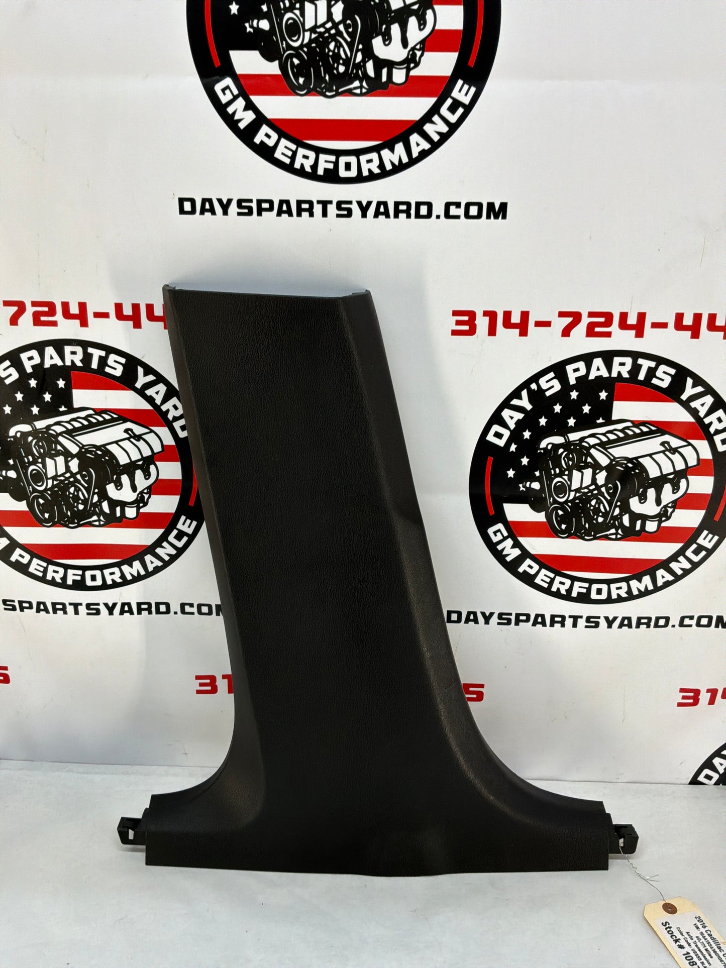 2018 Cadillac CTS-V LH Driver Interior Lower B Pillar Trim Cover Black OEM