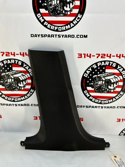 2018 Cadillac CTS-V LH Driver Interior Lower B Pillar Trim Cover Black OEM