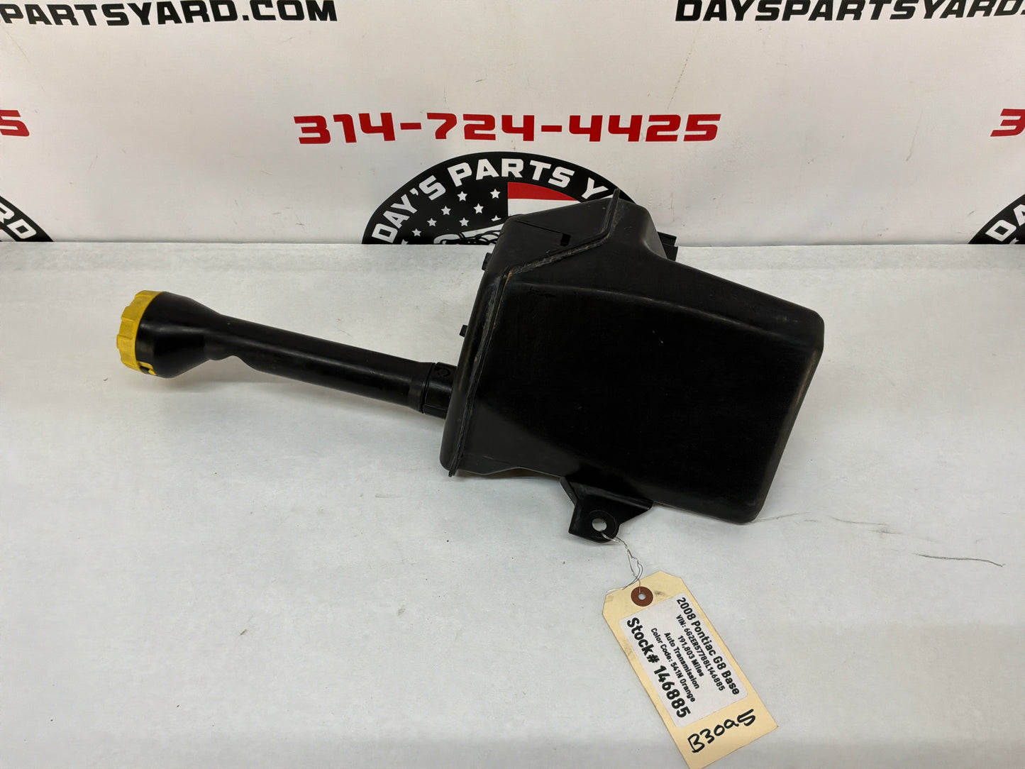 2008 Pontiac G8 Base Coolant Recovery Reservoir Overflow Tank Bottle OEM
