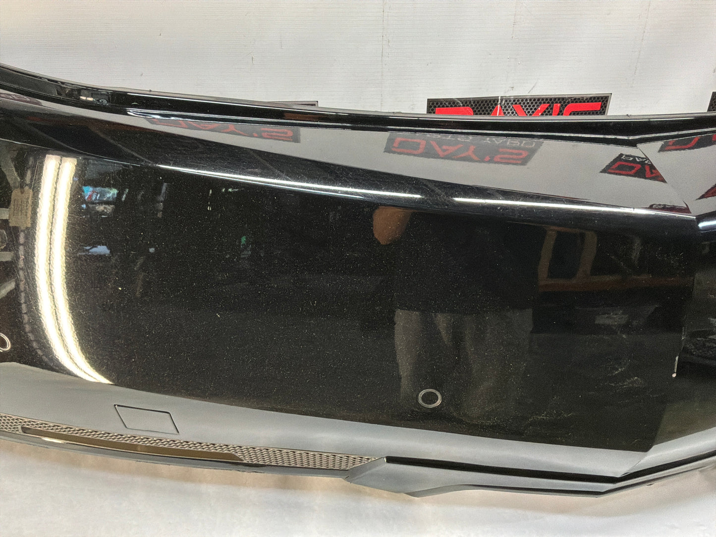 2011 Cadillac CTS-V Coupe Complete Rear Bumper Black OEM