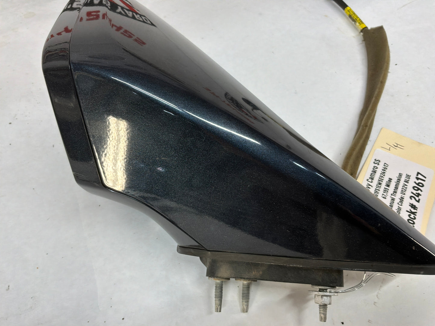 2014 Chevy Camaro SS LH Driver Exterior Out Side Mirror Black OEM