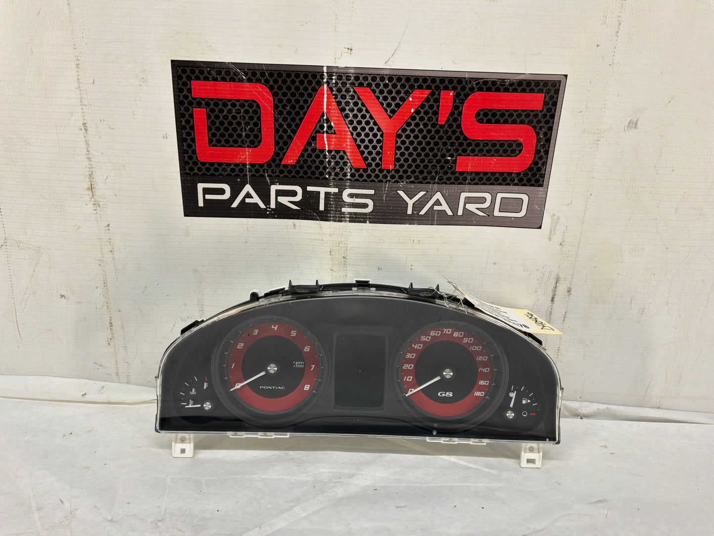 2008 Pontiac G8 GT Gauge Cluster Speedometer Instrument Panel Red Hot OEM