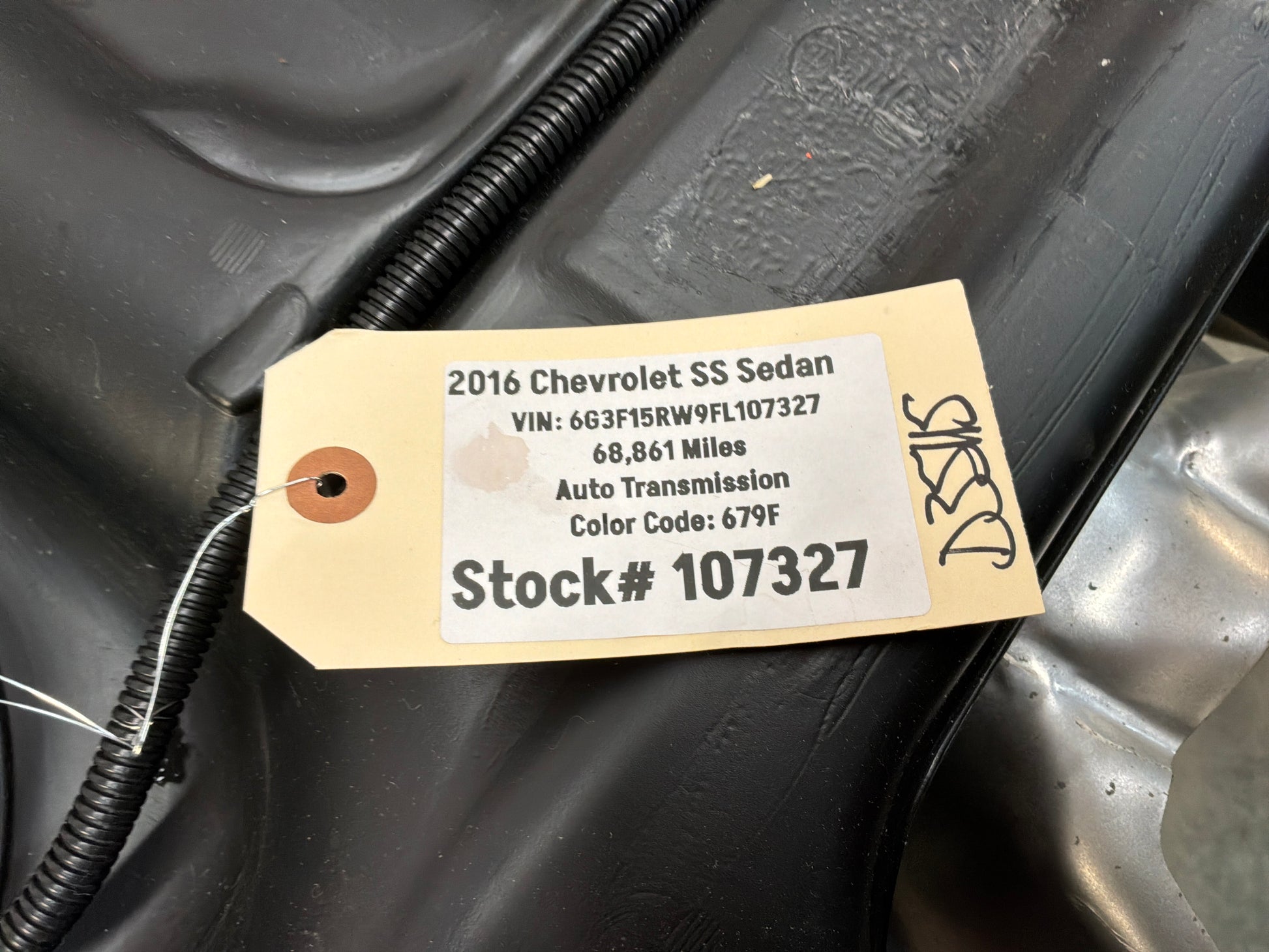 2016 Chevy SS Sedan Complete Fuel Gas Tank w/ Pumps and Charco Casnister OEM - Day's Parts Yard