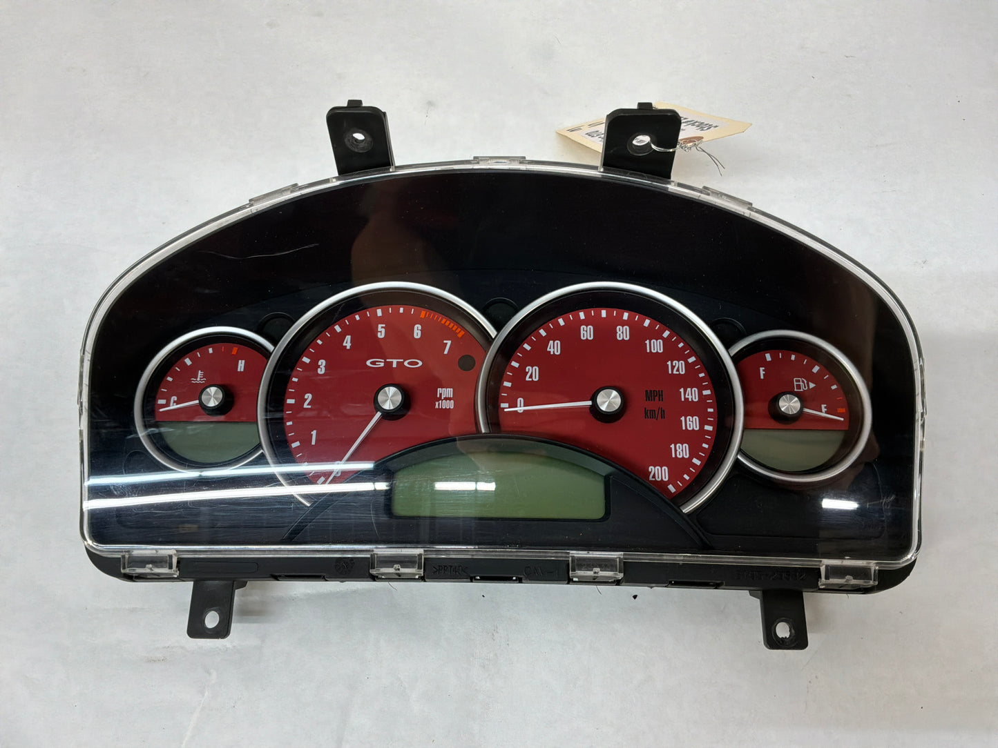 2004 Pontiac GTO Red Instrument Gauge Cluster Speedometer OEM