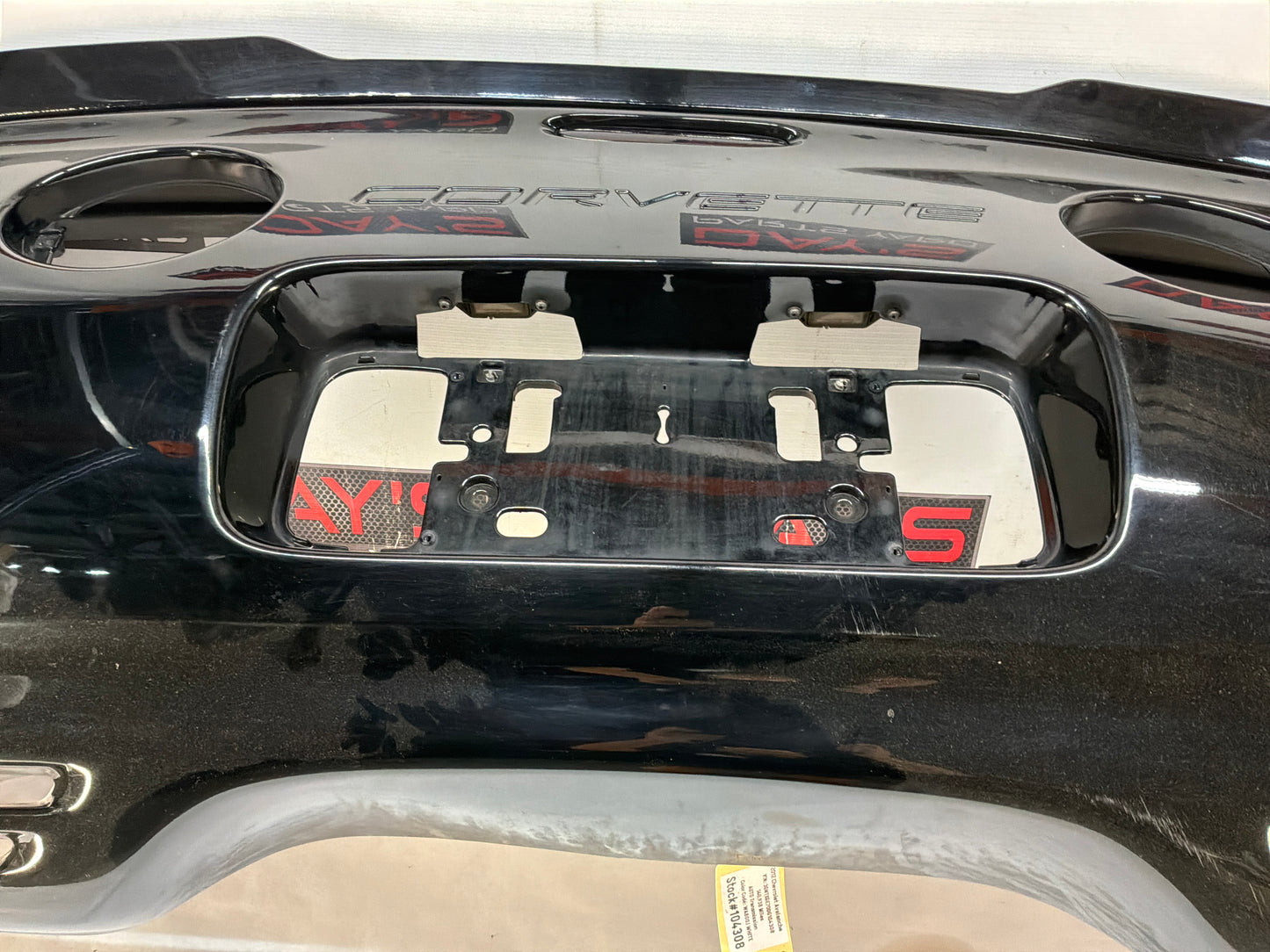 1999 Chevy C5 Corvette Rear Bumper Cover Black OEM