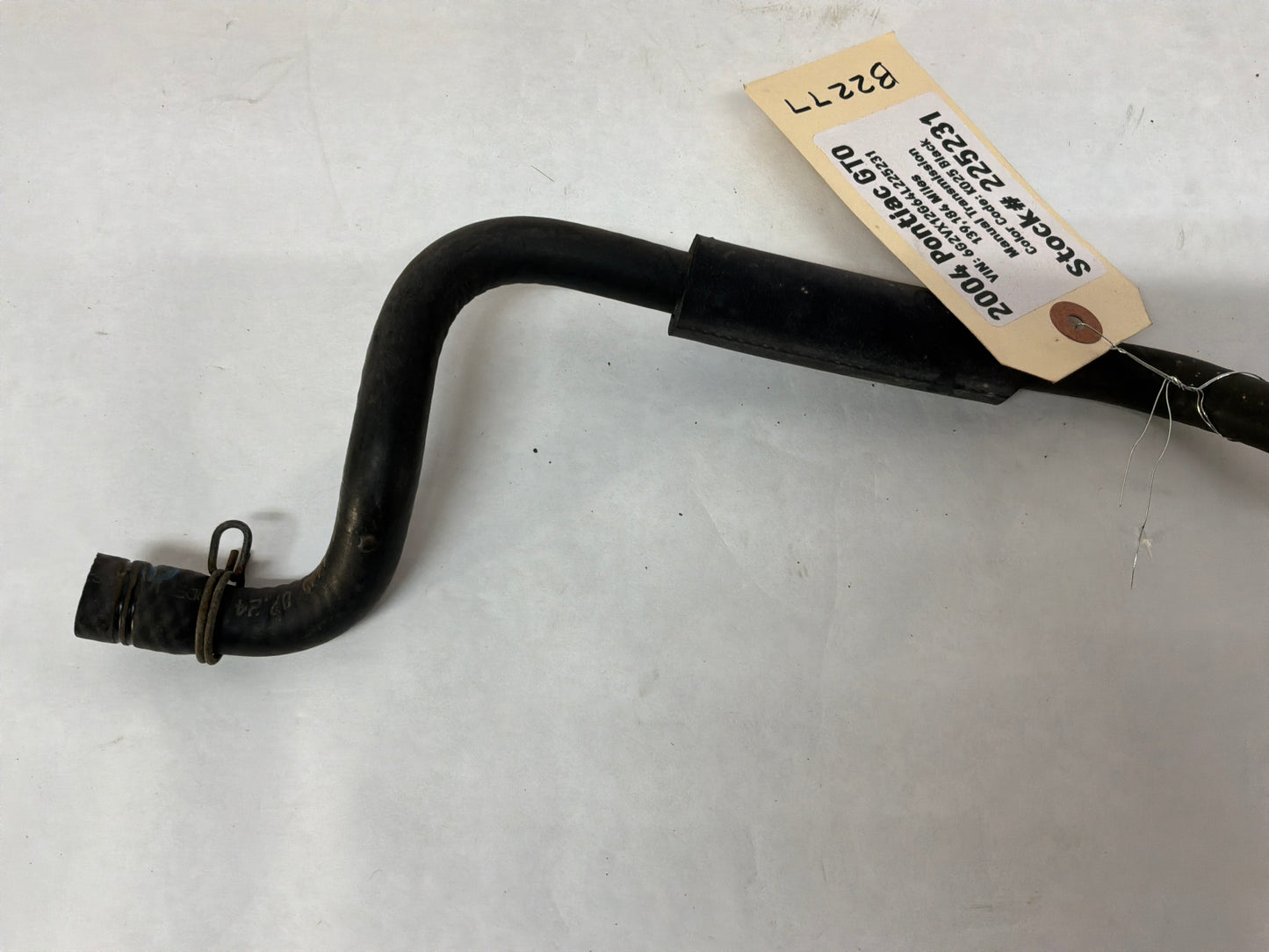 2004 Pontiac GTO Brake Booster Line Hose Tube OEM