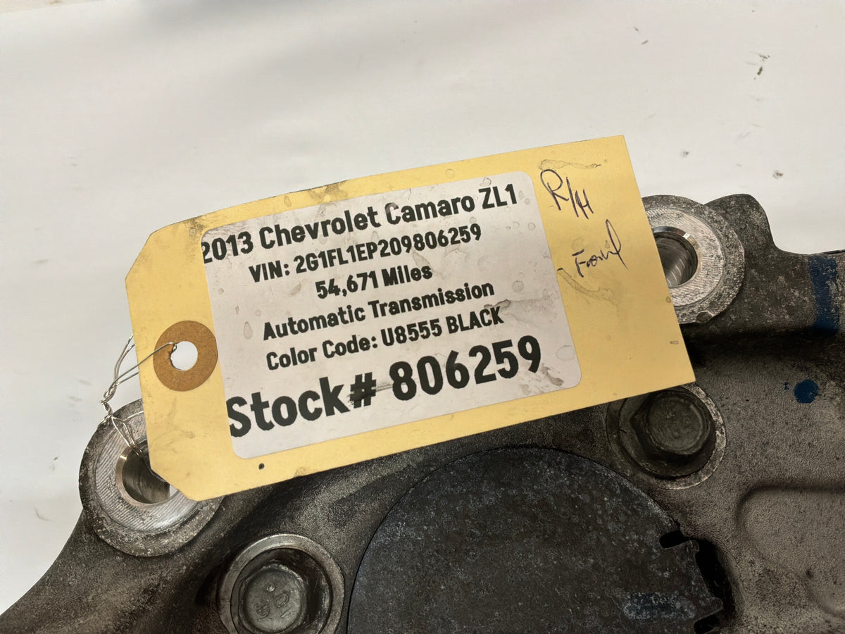 2013 Chevy Camaro ZL1 RH Passenger Front Suspension Spindle Knuckle Hub OEM