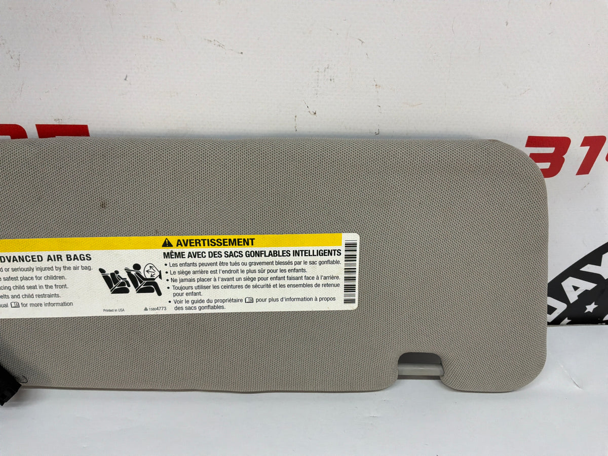 2016 Chevy SS Sedan RH & LH Sunvisors Sun Visors OEM