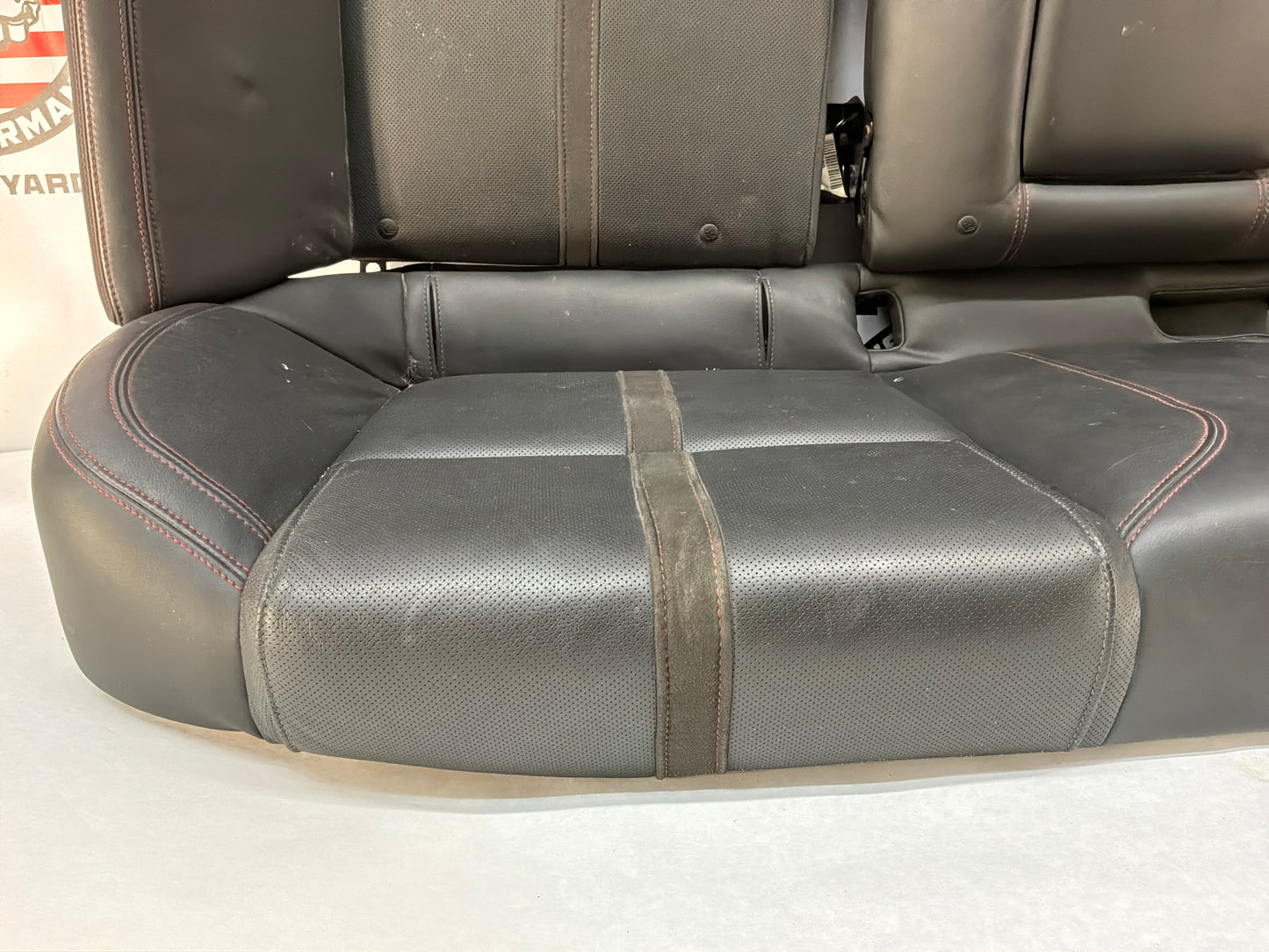 2017 Chevy SS Sedan Rear Seats Black Leather Alcantara Suede OEM