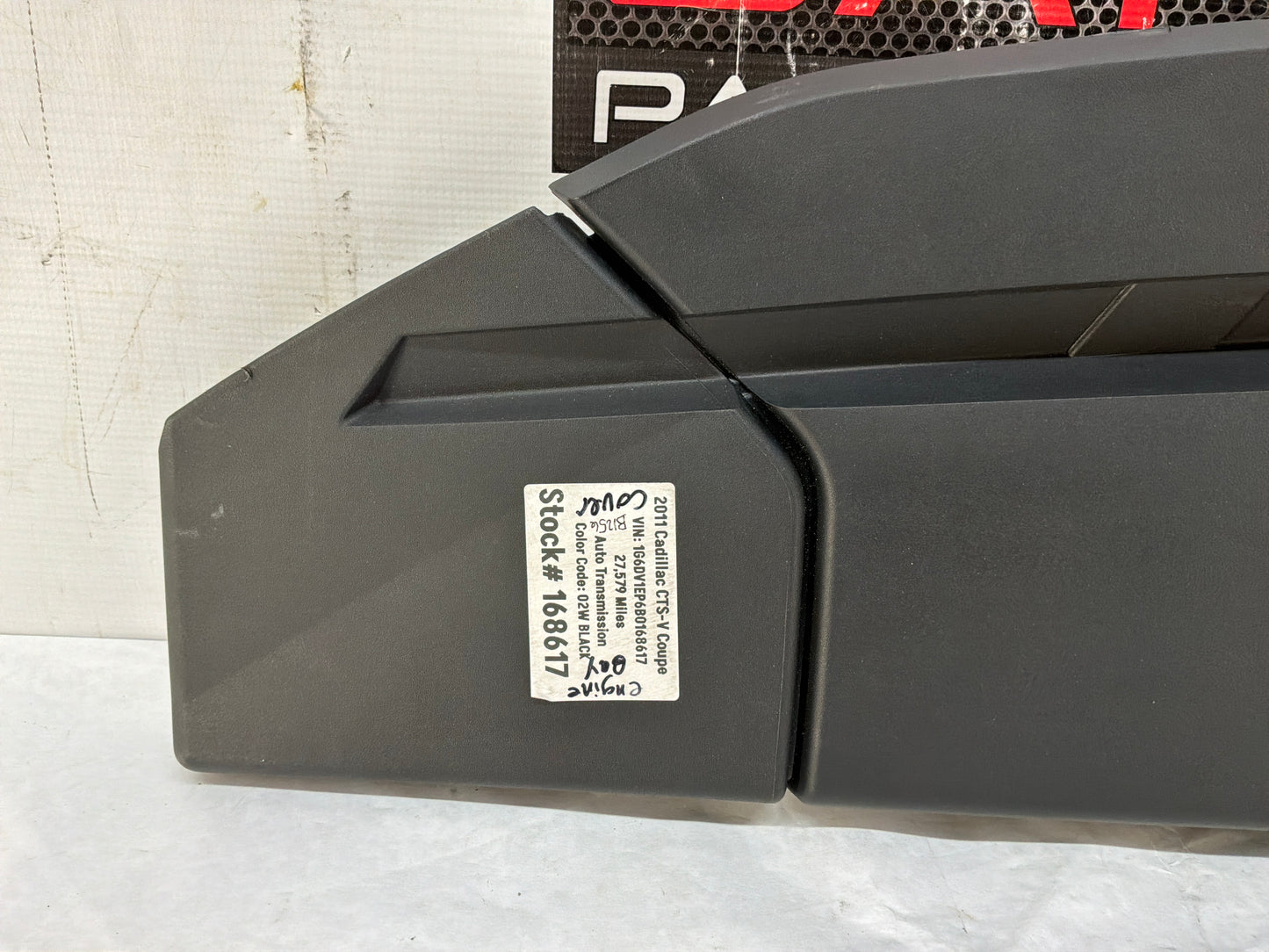 2011 Cadillac CTS-V Coupe RH Passenger Engine Bay Cowl Trim Cover Panel Splash Shield OEM