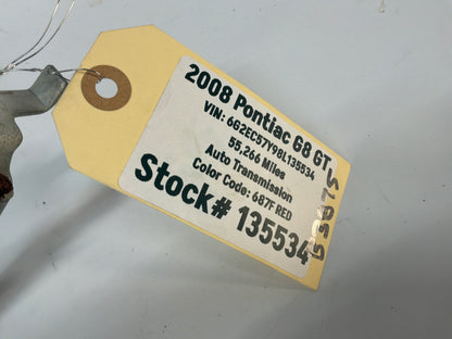 2008 Pontiac G8 GT Battery Terminal Negitive Cable OEM