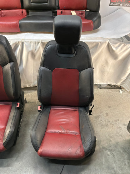 2008 Pontiac G8 GT Seats Fronts and Rear Red and Black Leather OEM