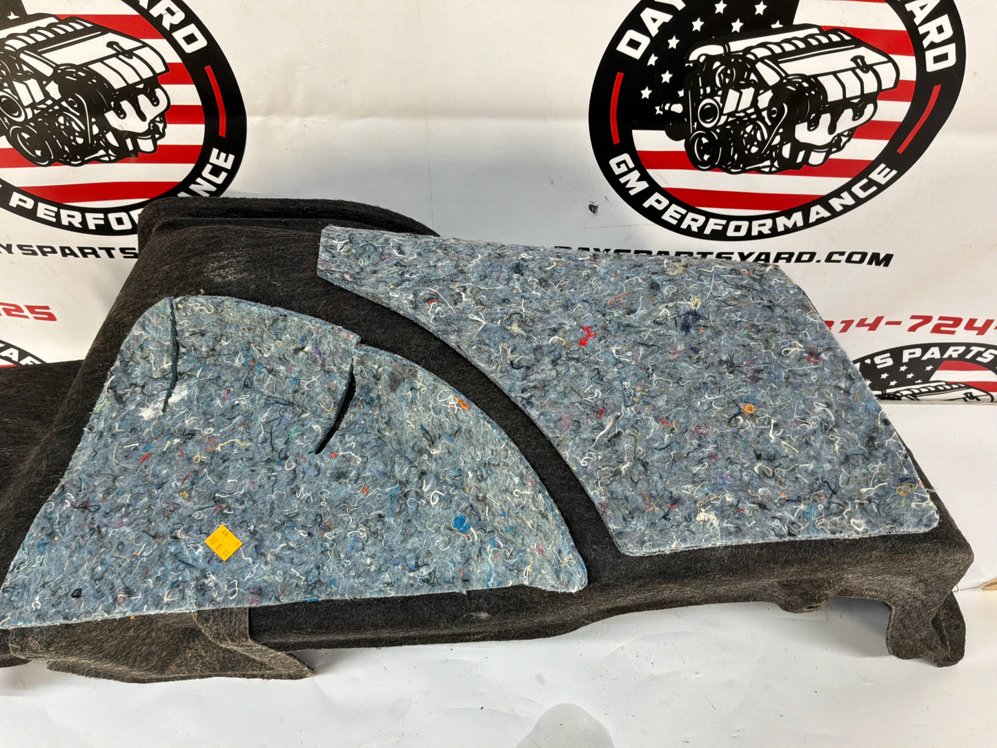 2015 Chevy Camaro SS 1LE LH Driver Interior Quarter Panel Trunk Compartment Felt Carpet Liner OEM