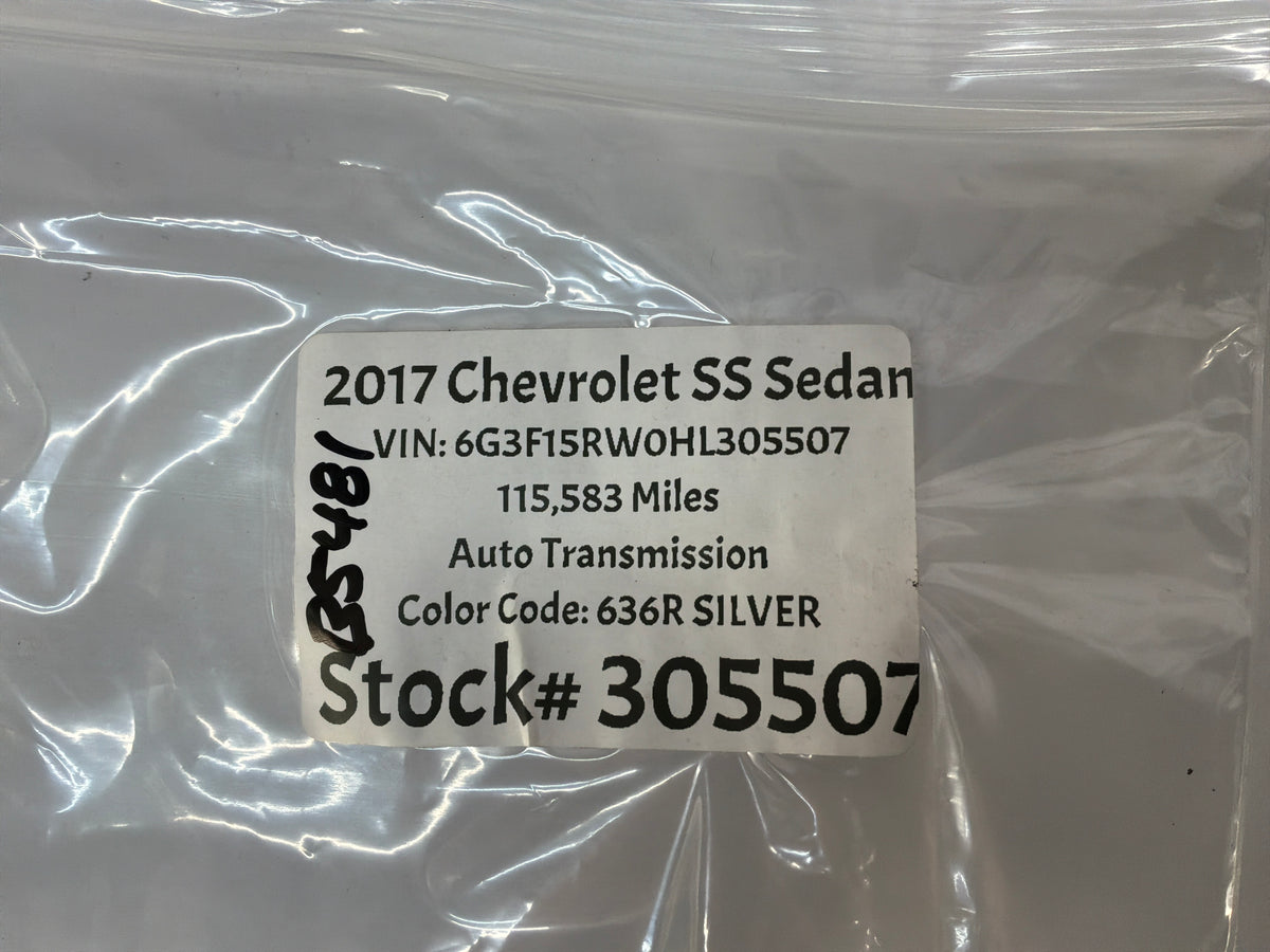 2017 Chevy SS Sedan RH & LH Rear Fascia Diffuser Marker Signal Lamps OEM