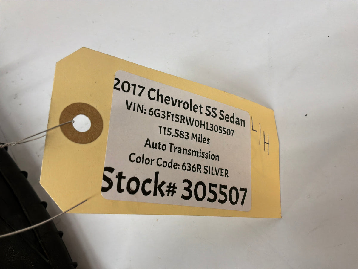 2017 Chevy SS Sedan LH Driver Exterior Out Side Mirror Silver OEM