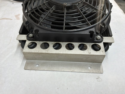 Derale Performance Transmission Cooler w/ Lines and Fan
