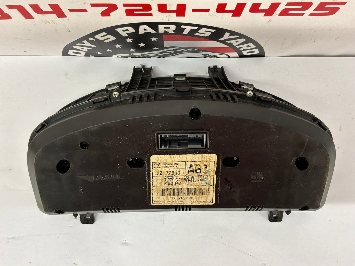 2006 Pontiac GTO Gauge Cluster Speedometer Instrument Panel OEM Red 51K