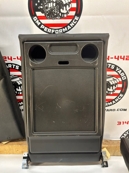 2014 Chevy SS Sedan Seats Fronts and Rears Black Leather Alcantara Suede OEM