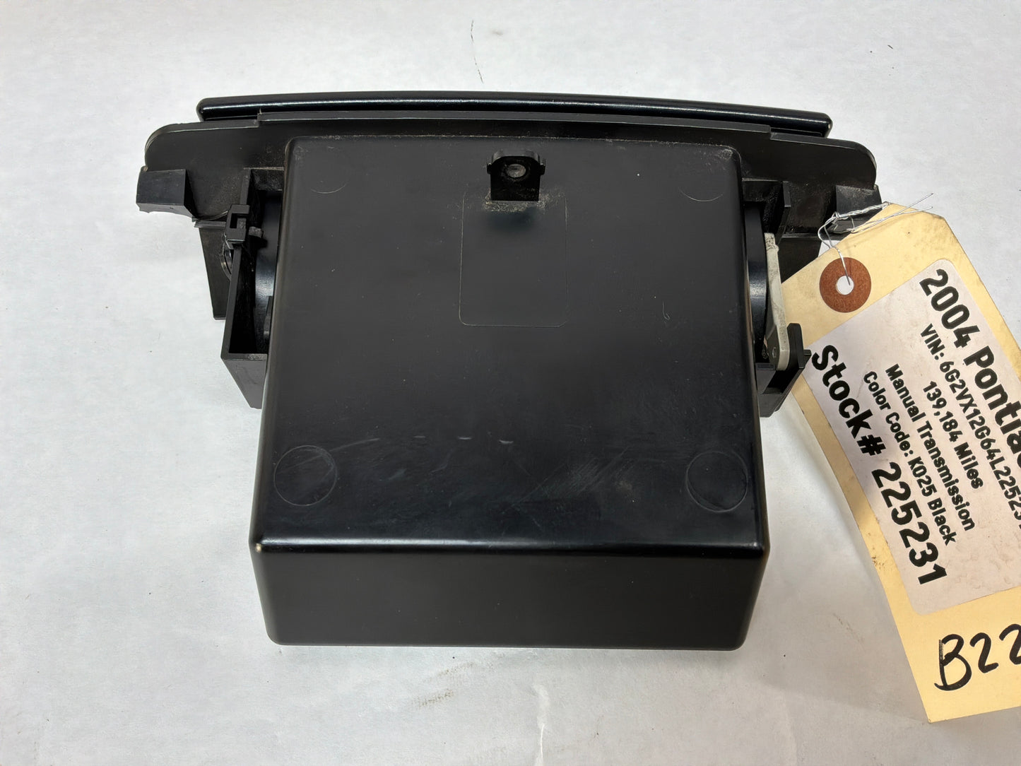 2004 Pontiac GTO Lower Radio Storage Cubby Compartment Tray Insert OEM