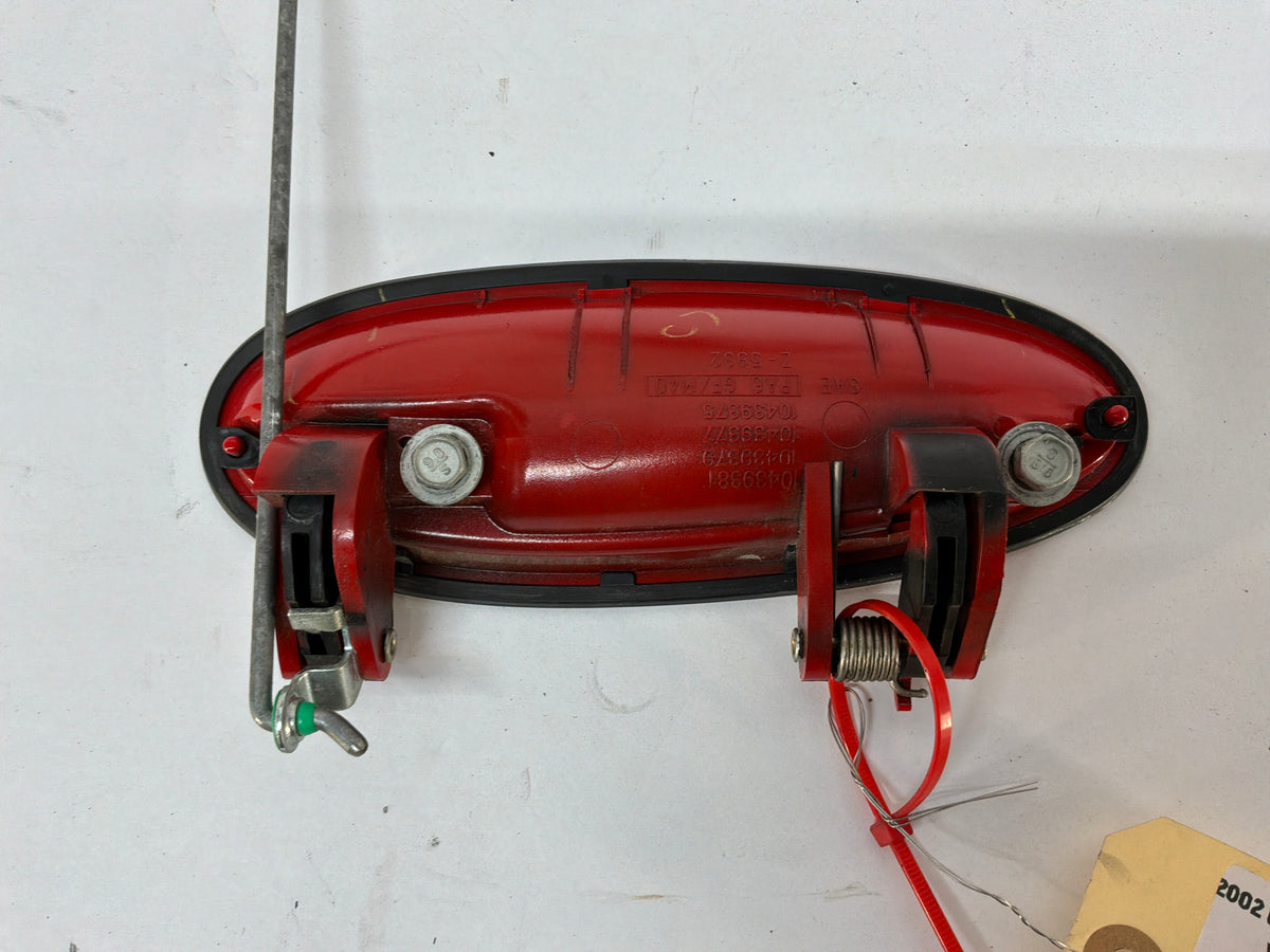 2002 Chevy C5 Corvette Convertible RH Passenger Exterior Door Handle Red OEM