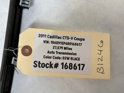 2011 Cadillac CTS-V Coupe Dash Applique Assembly Instrument Panel Trim Plate OEM