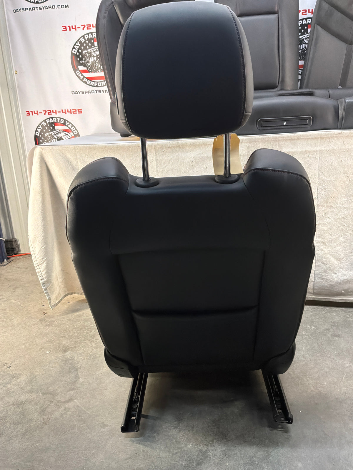 2014 Chevy SS Sedan Seats Fronts and Rears Black Leather Alcantara Suede OEM