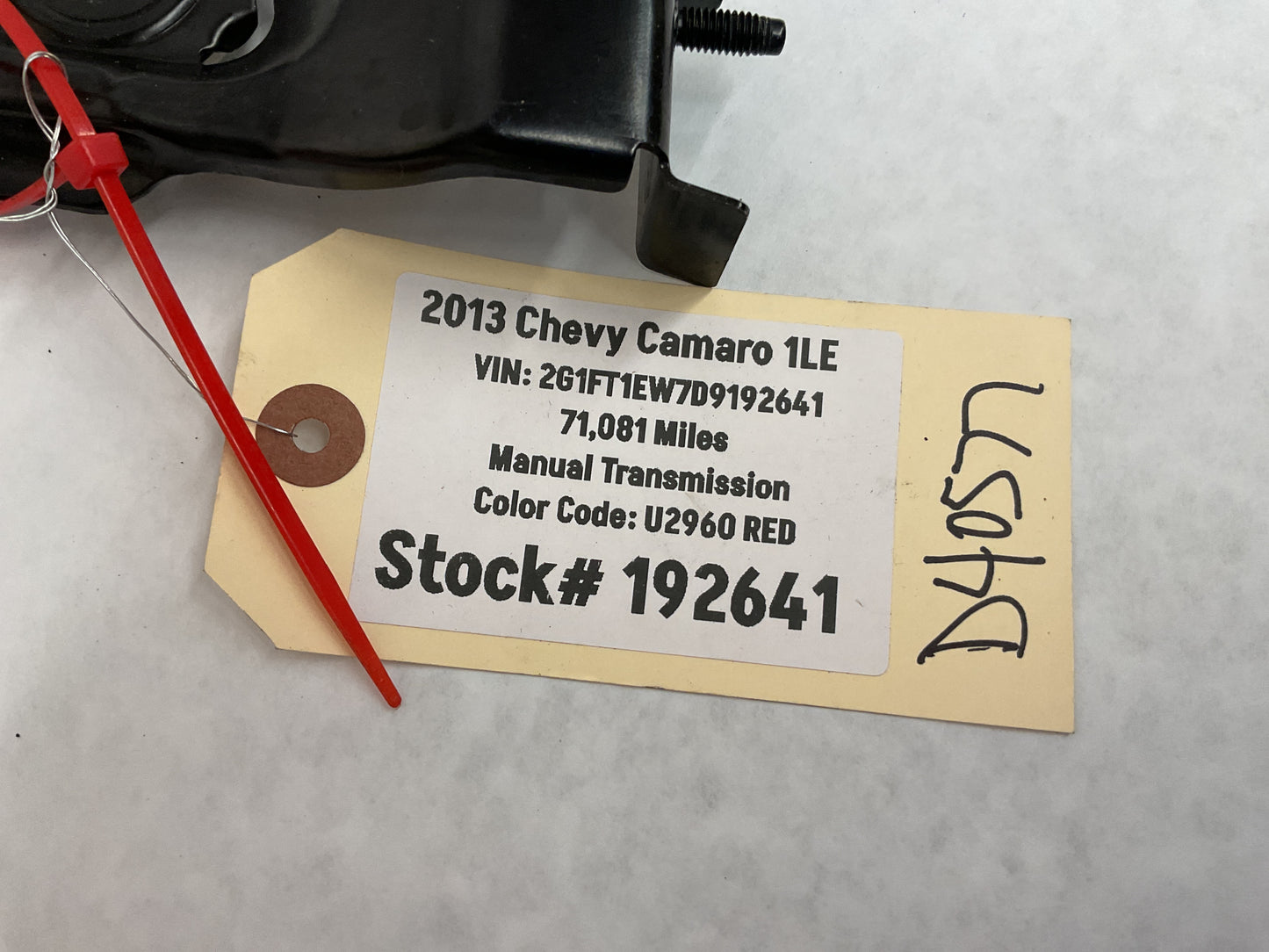 2013 Chevy Camaro 1LE RH Passenger Window Regulator Motor OEM