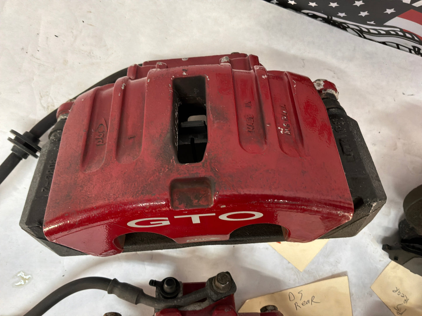 2005 Pontiac GTO Front & Rear PBR Brake Calipers OEM