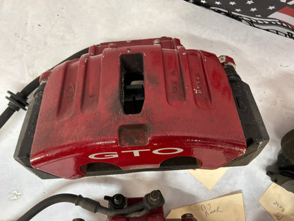 2005 Pontiac GTO Front & Rear PBR Brake Calipers OEM