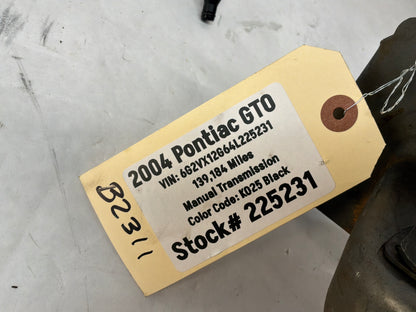 2004 Pontiac GTO Manual Transmission Pedal Assembly OEM